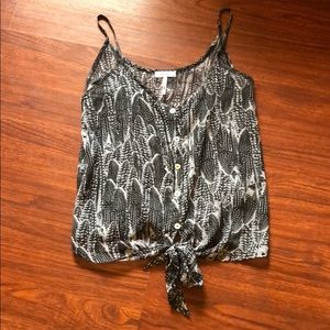 PacSun Kirra front tie summer camisole tank